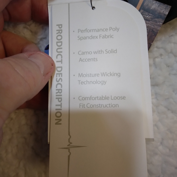 NWT- Realtree Men's Hi Perf Moisture Wicking Tee Size Large - Picture 7 of 7